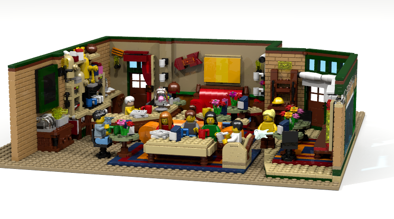 LEGO Ideas to release Friends Central Perk café set