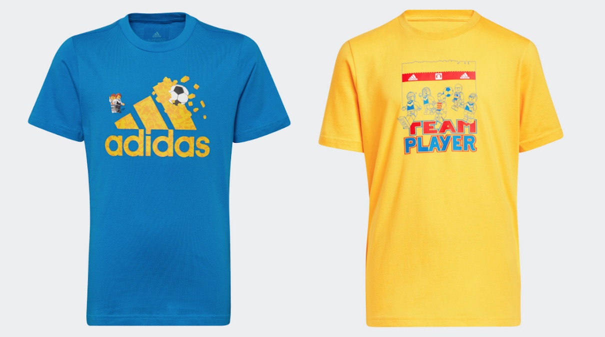 New T-shirt designs added to LEGO x Adidas collection