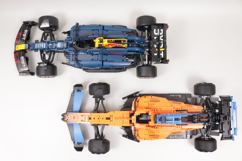 LEGO Technic 42206 Oracle Red Bull Racing RB20 F1 Car 42141 McLaren Formula 1 Race Car comparison 27 1024x683
