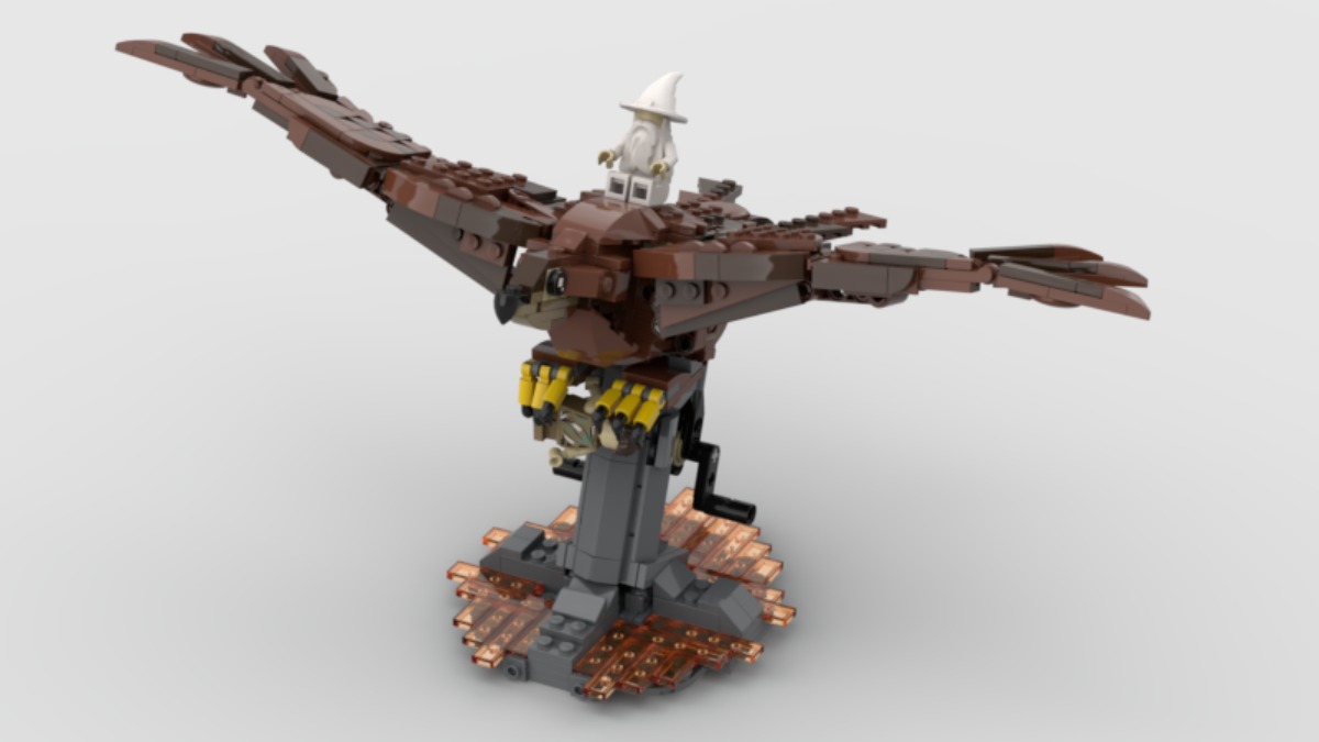 Turn LEGO Harry Potter 76394 Fawkes into an LOTR Great Eagle