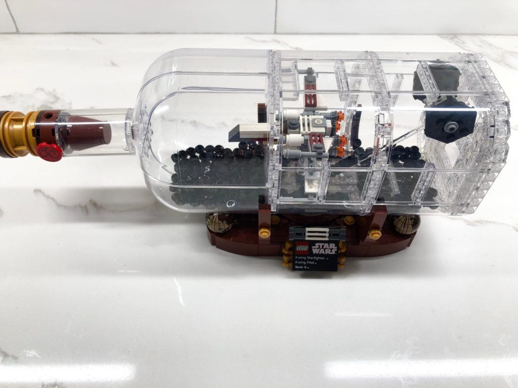 LEGO Star Wars ship in a bottle 1