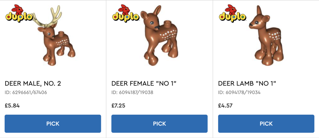 LEGO Pick a Brick Deer 1024x443
