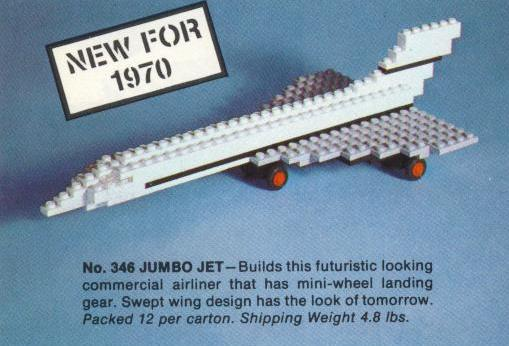 LEGO 346 Jumbo Jet 1