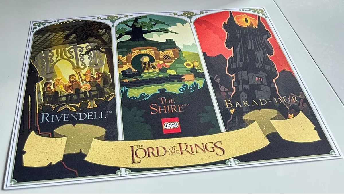 Free LEGO The Lord of the Rings poster available with some Shire sets