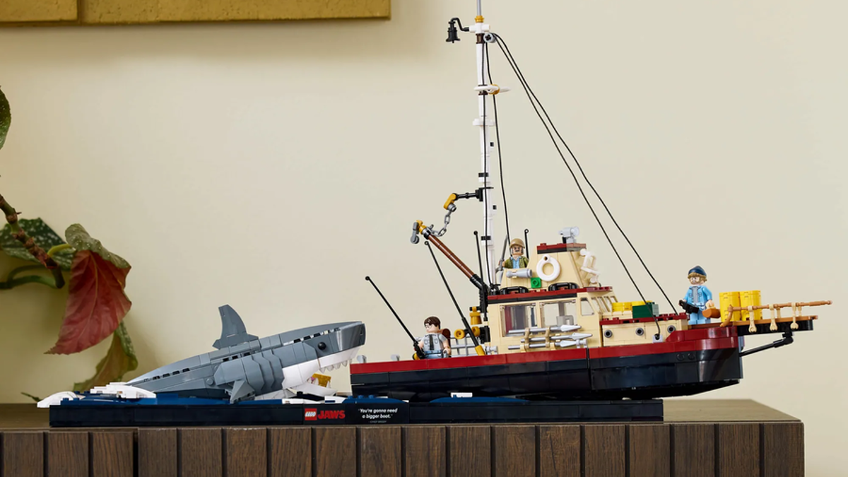 LEGO Ideas 21350 Jaws should pair well with an existing set