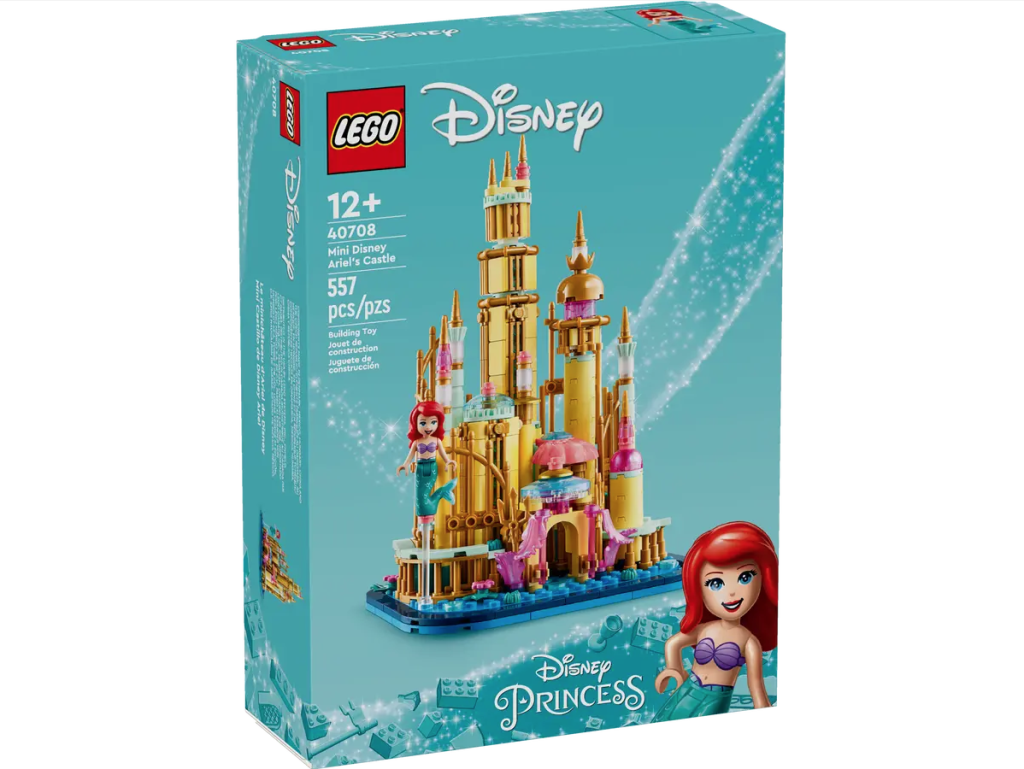 LEGO Disney 40708 Mini Disney Ariels Castle box front 1024x769