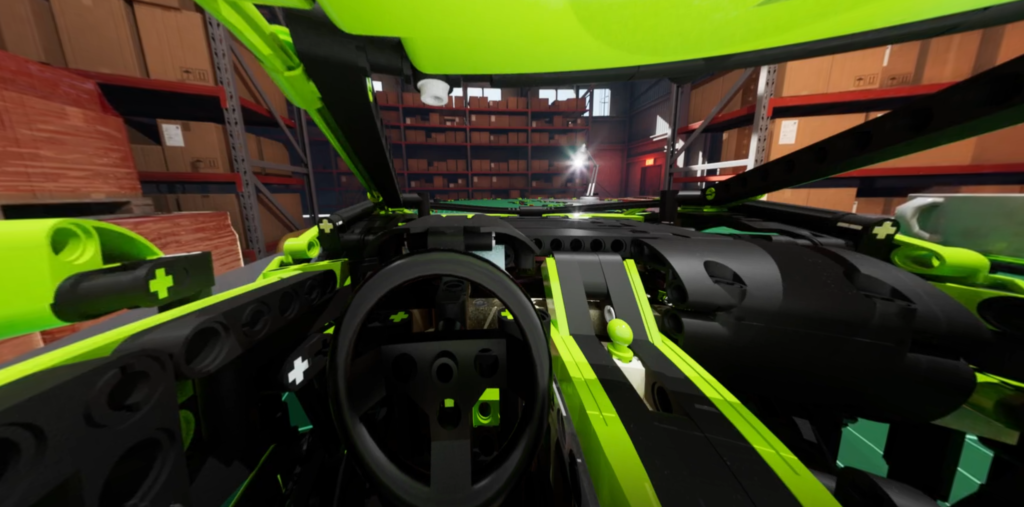 LEGO 42115 Lamborghini interior online experience