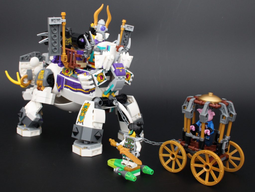 LEGO Monkie Kid 80043 Yellow Tusk Elephant review 34 1024x773
